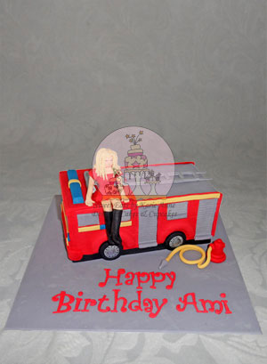 Party Fire Engine Cake