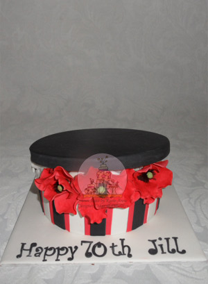 Poppy Hat Cake