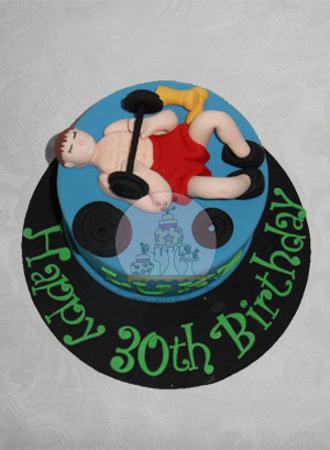 Sweet Eats Gym Cake