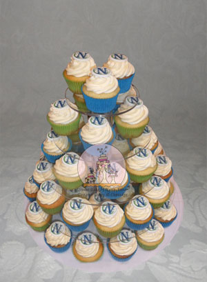 North Volleyball Cupcakes