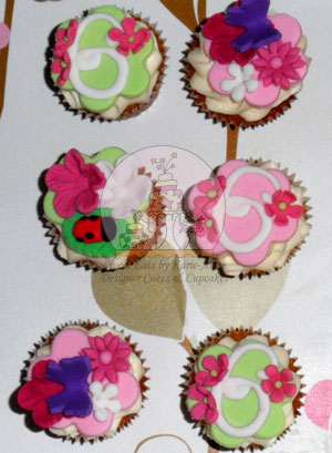 Butterfly and Ladybug Cupcakes