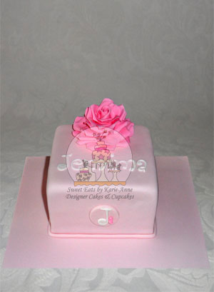 Jemima Rose's Christening Cake
