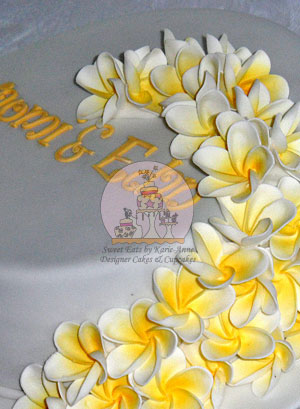 Frangipanni Wedding Cake