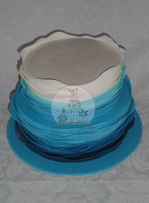 Blue Ombre Cake